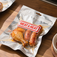 High Quality Custom Printing Instant Soup Food Fried Chicken Sausage Boiling Retort Pouch High Temperature Resistant Cooking Bag