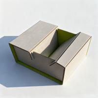 Boîte en carton gris de luxe, pliable, portable, réutilisable, en matériaux recyclés, avec logo personnalisé, nouvelle conception, pour les grains de café