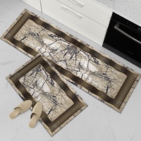 Tapis absorbant moderne en boue de diatomée avec coussinets, antidérapant, à séchage rapide, avec dos en caoutchouc, pour évier de cuisine, entrée, buanderie, usage domestique