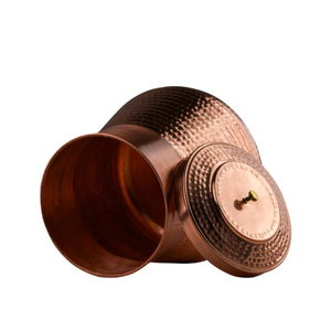 Distributeur d'eau en cuivre pur et fait main 100% avec finition décalcomanie 8 litres prix de gros - Product Image 2