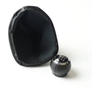 Couvercle de levier de vitesse en cuir pour voiture, pour Toyota Yaris II 2 MK2, conception ergonomique - Product Image 3