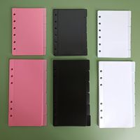 Carpeta de plástico esmerilado transparente A6 personalizada al por mayor, rellenable y duradera, con bolsillos para el desafío de ahorro de dinero, sobres impresos para efectivo con pestañas