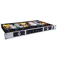Amplificateur numérique de classe D à quatre canaux PFX 500W, impédance 8 ohms, boîtier métallique, sonorisation professionnelle pour scène de concert