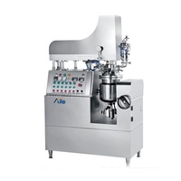 Aile Cosmetics Manufacturing Emulsifiant industriel Snail Slime Homogénéisateur sous vide Mixer Beauty Cream Dentifrice Making Machine