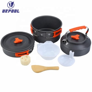 2-<span class=keywords><strong>3</strong></span> persona cucina all'aperto Kit per escursioni a piedi pentola pentole pentole pentole pentole <span class=keywords><strong>Set</strong></span> di pentole per il campeggio - Product Image 6