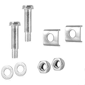 Tornillos para ruedas de entrenamiento de bicicleta, tuercas metálicas antideslizantes, arandelas, accesorios de soporte para bicicleta de niños de 2 a 4 años - Product Image 1