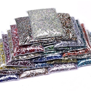 Oleeya Vente en gros 14400 pièces Sac en vrac de 100 grosses unités Strass DMC de qualité supérieure SS6-SS20 Strass thermocollants en cristal sans plomb - Product Image 2