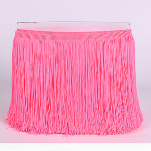 Larghezza 30 cm Chinlon Nylon frangia setosa verticale lucido nappa pizzo Trim <span class=keywords><strong>per</strong></span> costume da ballo latino accessori fai da te tenda - Product Image 3