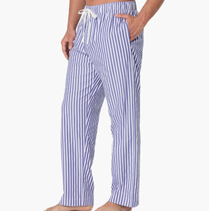 <strong>Men</strong> <strong>Lounge</strong> <strong>Pant</strong> Sleepwear Soft Lightweight Pajama Bottoms Drawstring Comfy Relax Fit Trousers <strong>Men's</strong> Stripe Cotton Pajamas <strong>Pants</strong> - Product Image 2