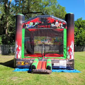 Castillo hinchable outdoor jumping bouncy castle inflatable bounce house halloween zombie bouncer for kids - Product Image 4