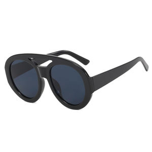 Lunettes de soleil personnalisées Y2K à grand cadre Lunettes de soleil de forme concave pour femmes pour photos de rue à la mode - Product Image 5