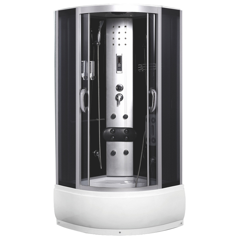 Современные душевые кабины с высоким подносом, паровые душевые кабины с раздвижной дверью из закаленного стекла