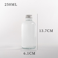 Bouteilles en verre rondes de 500 ml et 1000 ml pour la fermentation du kombucha, du café et du lait, avec impression sérigraphique