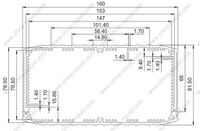 Boîtier d'amplificateur en aluminium HiFi Diy Boîtier de commande en métal Boîte de distribution de jonction