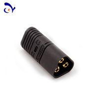 Connecteurs originaux AMASS MT60 Connecteur de balle 3 pôles 3.5mm Gaine antidérapante plaquée or Prise Lipo de batterie RC pour alimentation en laiton