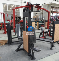 YG FITNESS YG-8003 Machine de musculation de haute qualité à charge par poulie pour exercices Pearl Delt/Pec Fly, pour usage en salle de sport