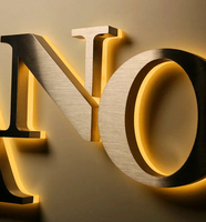 OEM personnalisé acrylique métal PVC rétro-éclairé canal 3D lettre étanche IP65 LED enseignes au néon multicolore mariage publicité extérieure
