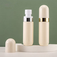 Flacon pulvérisateur de lotion en plastique blanc PP de 40, 60, 80 ml, flacon cosmétique à pompe à fine brume