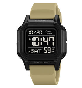 Montres pour hommes pas chères, nouvelles arrivées 2025, montres de sport étanches, <span class=keywords><strong>Skmei</strong></span> 2537, vente en gros, fabricant de montres numériques, logo personnalisé - Product Image 5