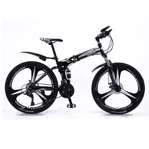 Mountainbike full suspension folding bike Wholesale Customized 20/24/26 Inches High-carbon steel Bicycle