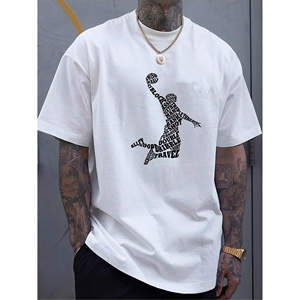 Camisetas <span class=keywords><strong>de</strong></span> Baloncesto Casuales Elegantes para Hombre, Tejidas, Deportivas, con Estampado <span class=keywords><strong>de</strong></span> <span class=keywords><strong>Slam</strong></span> <span class=keywords><strong>Dunk</strong></span>, Logotipo Personalizado, Venta al Por Mayor a Bajo Precio - Product Image 2