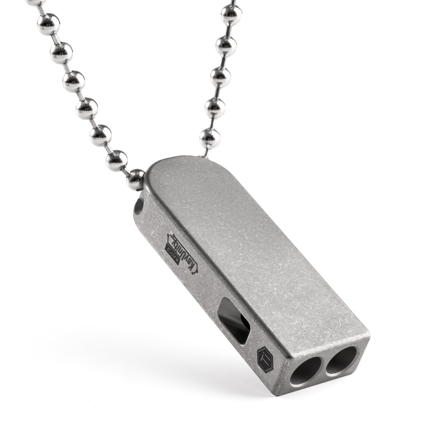 KeyUnity двойной трубчатый высокочастотный свисток выживания свисток KA25 (L) EDC титановый свисток от производителя