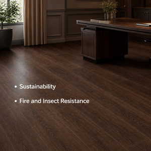 Revêtement de sol SPC ignifuge et anti-insectes avec surface à veinage marbré pour une <span class=keywords><strong>d</strong></span>écoration confortable des chambres <span class=keywords><strong>d</strong></span>'hôtel - Product Image 3