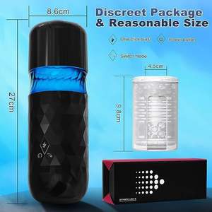 Hm इलेक्ट्रिक लिंग स्ट्रोकर मशीन वयस्क सेक्स खिलौना स्वचालित टेलीस्कोपिंग पुरुषों के लिए पुरुषों के लिए हस्तमैथुन - Product Image 3