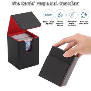 OEM ODM étanche résistant à l'usure personnalisé 100 + boîte de rangement de cartes à jouer à manches pour <span class=keywords><strong>Yugioh</strong></span> pour le jeu de famille TCG - Product Image 4