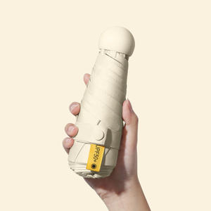 Nuovo Modello di Ombrello Compatto a 6 Stecche, Elegante Ombrello Estivo da Donna per Protezione Solare, Ombrello Regalo - Product Image 1