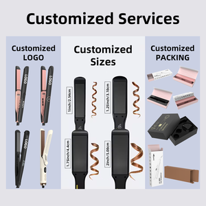 <span class=keywords><strong>Plancha</strong></span> de Pelo Eléctrica de Cerámica 500F <span class=keywords><strong>Profesional</strong></span> 2 en 1 con Tratamiento de Queratina, <span class=keywords><strong>Plancha</strong></span> Plana de 1 Pulgada con Múltiples Temperaturas <span class=keywords><strong>para</strong></span> Uso Doméstico y Hotelero - Product Image 4