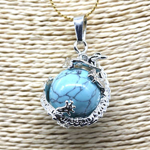 <span class=keywords><strong>จ</strong></span>ี้ <span class=keywords><strong>Lapis</strong></span> Lazuli ธรรมชาติลูกปัดกลม16มม. พร้อมจี้รูปกรงเล็บมังกรสำห<span class=keywords><strong>รั</strong></span>บเครื่องประดับสร้อยคอ - Product Image 3