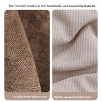 Coussin de voiture en polyester populaire, couverture 2-en-1 multifonctionnelle épaissie haut de gamme, pliable, avec support lombaire pour climatisation