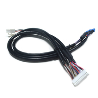 Kabel kustom PHB2.0-2 * 12P rakitan kawat PH2.0 8P harnes kabel DC 3.5 pria DC5.5 wanita UL2464 26AWG perakitan kabel
