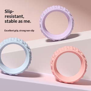 Herramienta de <span class=keywords><strong>Yoga</strong></span> para Estiramiento de Espalda, Rueda de <span class=keywords><strong>Yoga</strong></span> Lotus con Capacidad de Carga de 500 Libras - Product Image 5