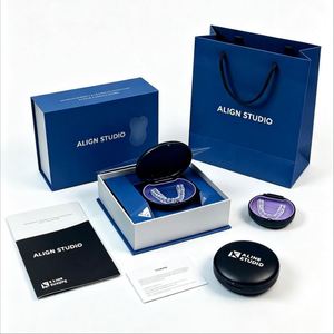 FX Custom Printed Foldable Magnetic Rigid <b>Box</b> Dental Orthodontic Aligner Packaging <b>Box</b> Luxury Paper Cardboard <b>Gift</b> <b>Box</b> <b>with</b> <b>Lid</b> - Product Image 2