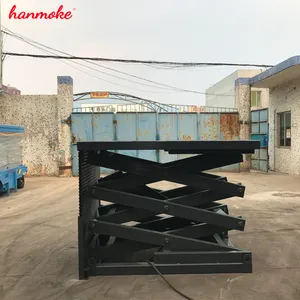 2000kg Hanmoke High Quality Electric Hydraulic Scissor Lift Tables For Sale