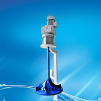 Mélangeur submersible Hyperboloid SQJB2000 3kW 5.5kW 316SS pour le traitement des eaux usées
