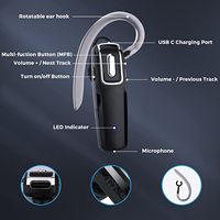 Headset berkendara nirkabel V4.1, Headset Hands Free untuk ponsel harga pabrik