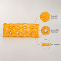 Coussin chauffant réutilisable pour les crampes menstruelles, coussin chauffant pour soulager les douleurs dorsales, chauffe-mains en gel avec étiquette logo