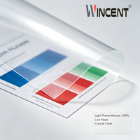 Film intercouche extrudé en EVA WINCENT, origine Shandong, plusieurs options de couleurs pour verre feuilleté artistique