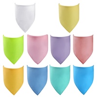 Bandana lavable et réglable pour animaux de compagnie, motifs originaux, tailles S, M, L, foulard triangulaire respirant pour chien, sublimation par transfert thermique