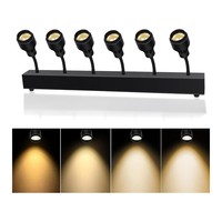 Projecteur LED Pinspot RGBW DMX512 Pknight avec corps en alliage d'aluminium, protection IP65, projection de faisceau, intensité variable, pour scène, mariages et événements