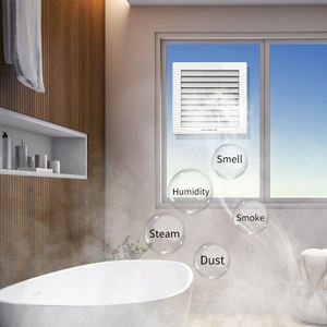 Extractor de ventilación para el hogar montado en la ventana de la pared del obturador automático para baño y cocina - Product Image 5