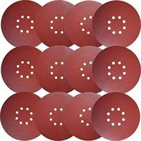Disque de ponçage en bois avec trou pour outils abrasifs portables à crochet et boucle Velcro-Papier de disque de ponçage