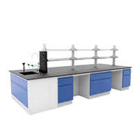 Table de laboratoire électronique robuste avec plateau stratifié pour équipement de test et de mesure scolaire et hospitalier