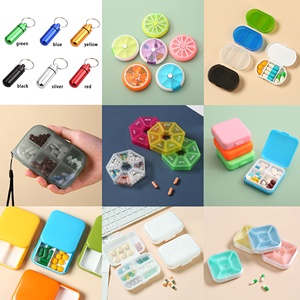 Estuche Organizador de Pastillas Semanal de 7 Días, Mini, Lindo, de Viaje, con Logotipo Personalizado, a Prueba de Niños, de PP, Multicolor, Venta al por Mayor - Product Image 6