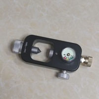 Vente en gros AISUKY 1,0 L Aluminium portable pour réservoir Mini bouteille d'oxygène pour la plongée Valve et adaptateur 8 mm 40MPA