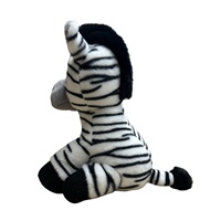 Fabricant de jouets en peluche personnalisés en gros Peluche zèbre jouet pour enfants cadeau poupée douce cheval jouets en peluche