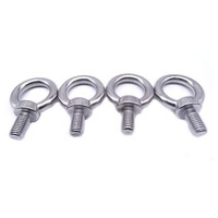 M3-M20 acier inoxydable 304 boulons à oeil de levage boulon à oeil anneau vis boucle trou boulon pour câble de levage